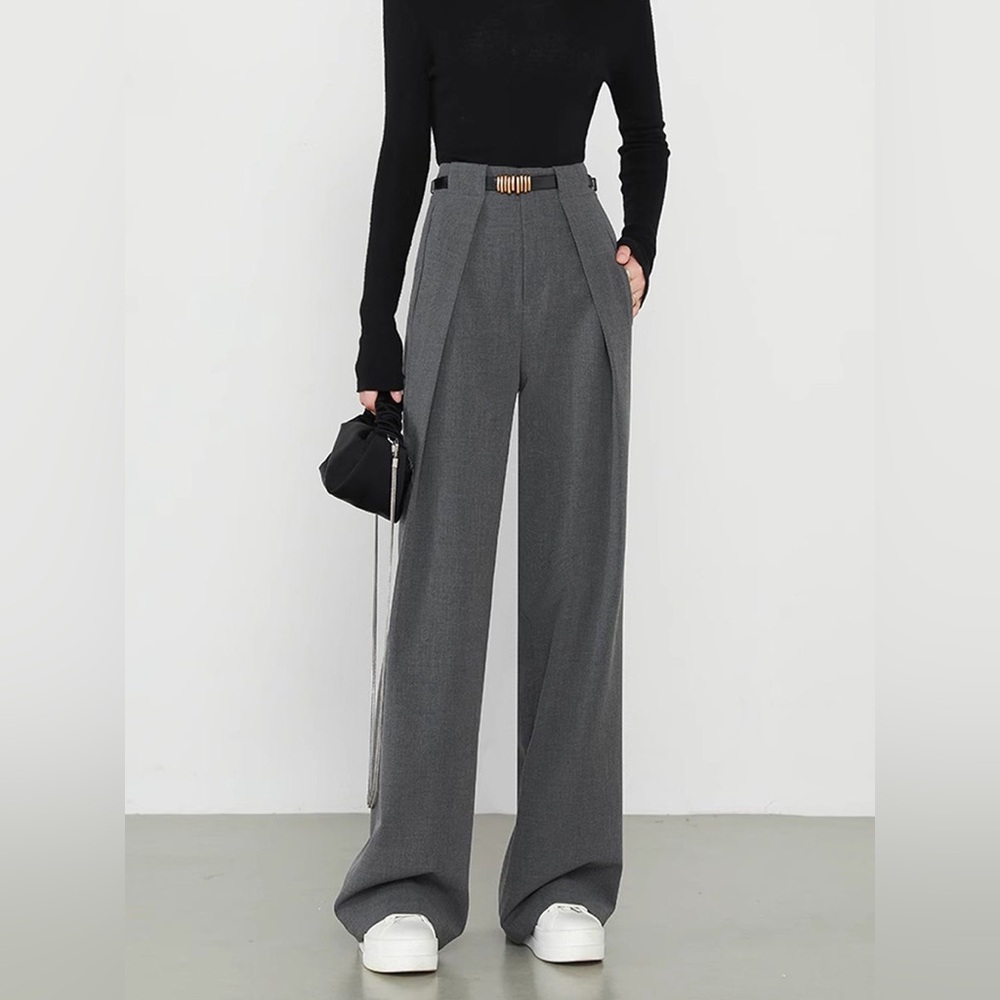 Commense Plain Pockets Straight Pants - NWT